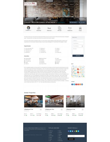 Real Estate | Responsive Wordpress theme