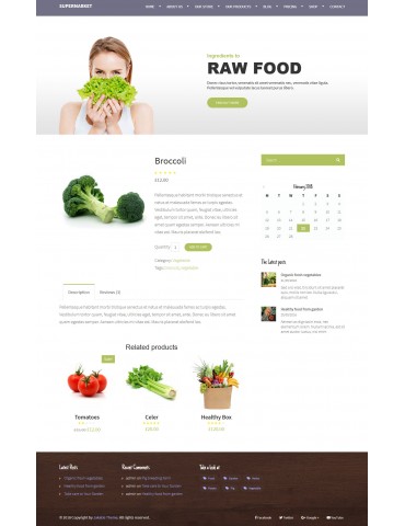 Supermarket  - Food & Retaurant Woocommerce Wordpress theme