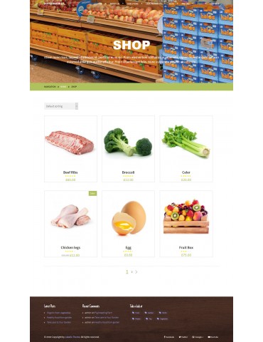 Supermarket  - Food & Retaurant Woocommerce Wordpress theme